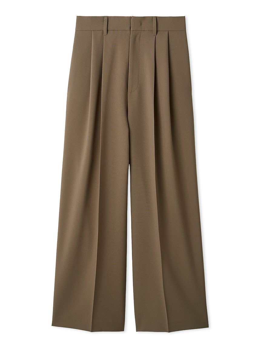 Mila Owen「【井桁さんコラボ】２タックワイドパンツ」|チノ|