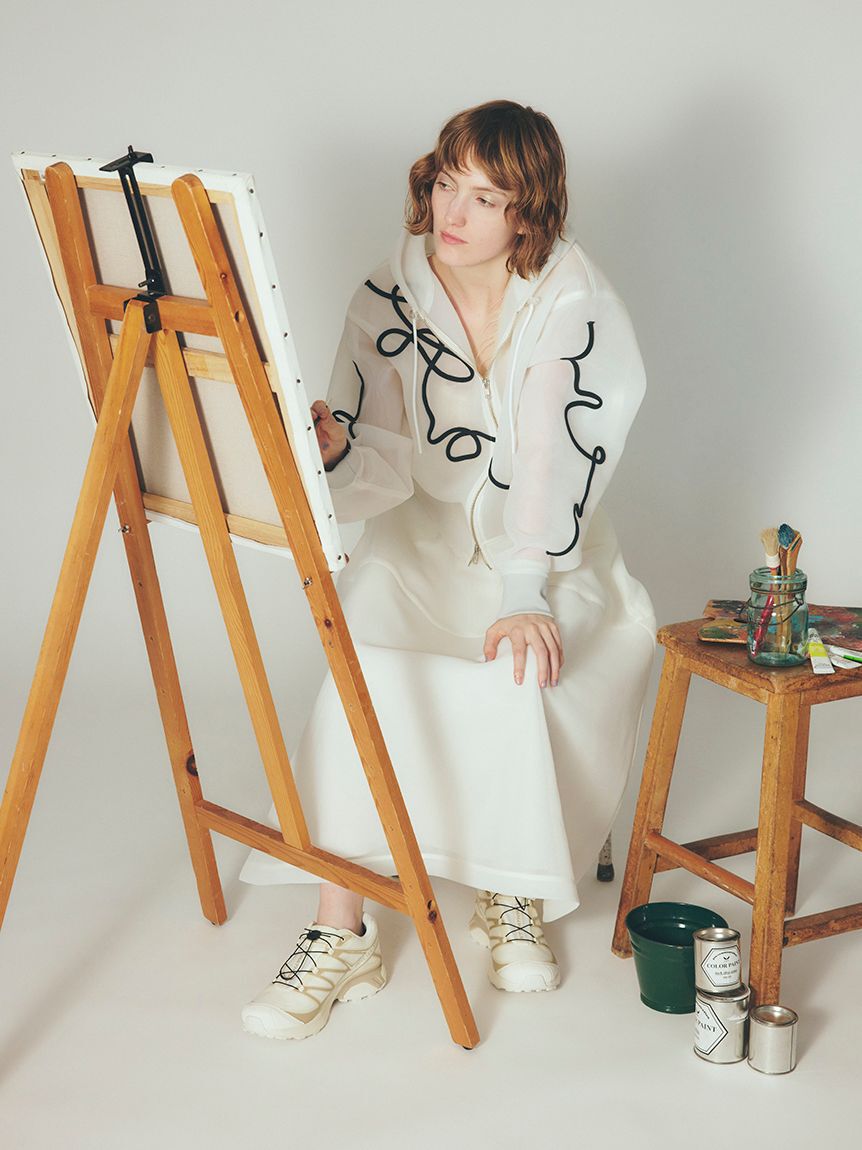 emmi atelier「シアーダンボールスカート」|スカート|