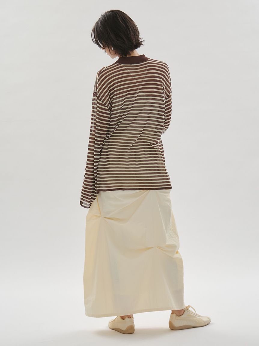 emmi atelier「タックフォルムスカート/撥水」|スカート|