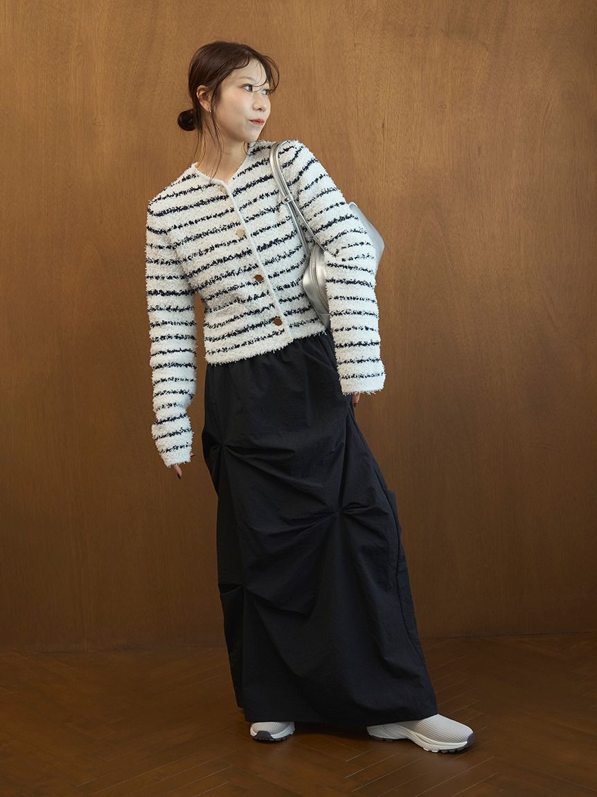 emmi atelier「タックフォルムスカート/撥水」|スカート|