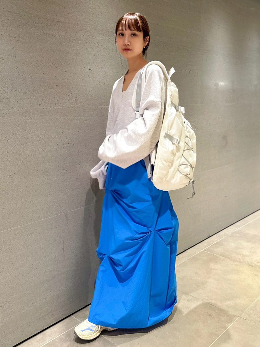 emmi atelier「タックフォルムスカート/撥水」|スカート|