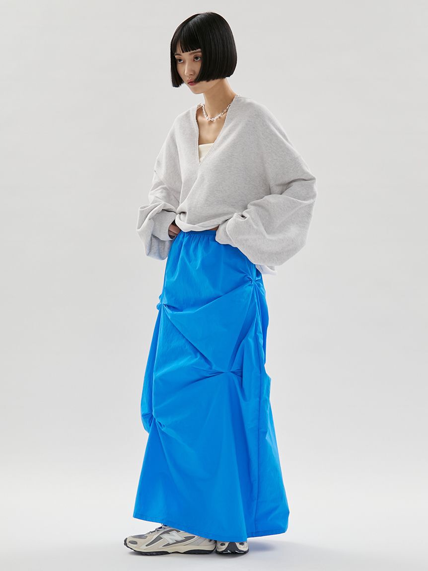 emmi atelier「タックフォルムスカート/撥水」|スカート|