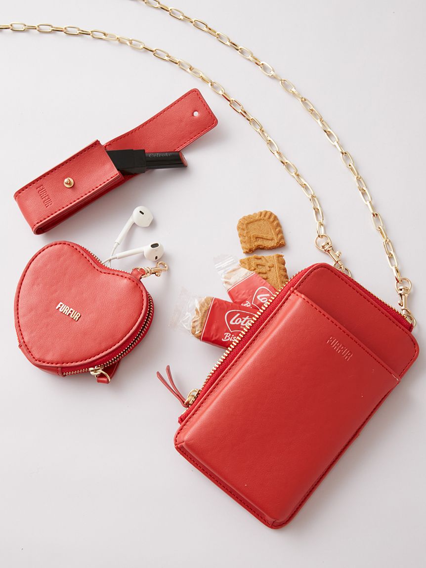 FURFUR「【WEB限定カラー】3SETマルチショルダー」|ショルダー・メッセンジャー|RED