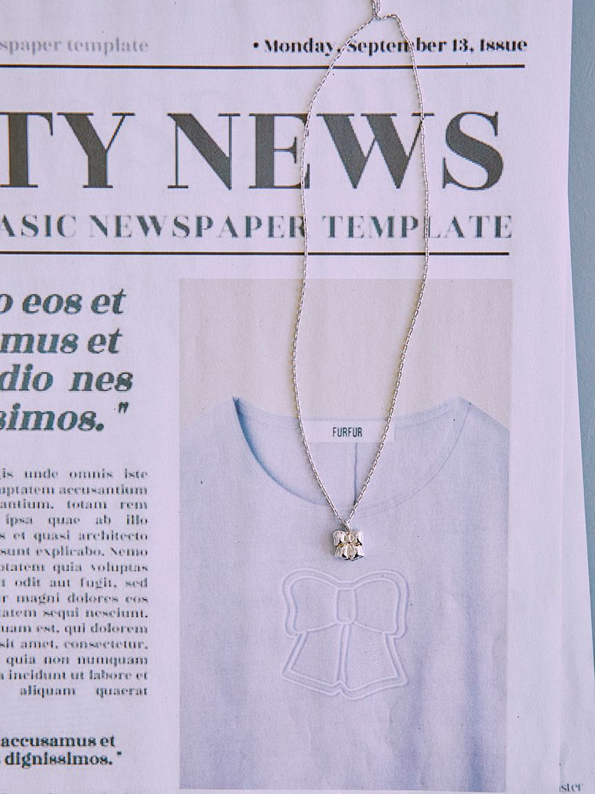 FURFUR「リボンネックレス」|ネックレス|