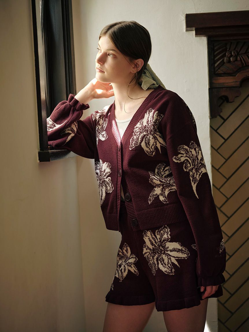 gelato pique「【MUCHA】リリー柄フロッキーシュシュ」|その他|