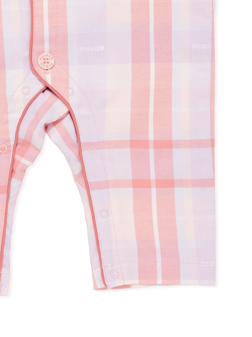 GELATO PIQUE KIDS & BABY「【BABY】チェック柄シャツロンパース」|ロンパース|