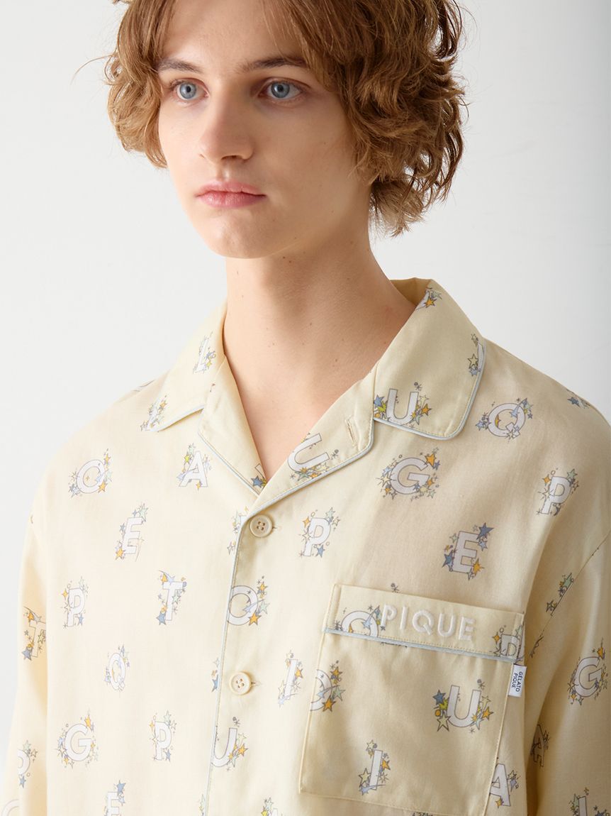 GELATO PIQUE HOMME「【HOMME】スターロゴ総柄プリントシャツ」|シャツ・ブラウス|