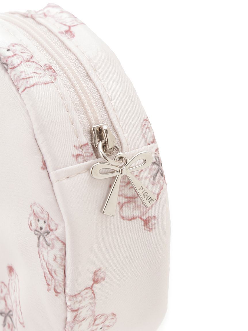 gelato pique「プードル丸型総柄ポーチ」|ポーチ|