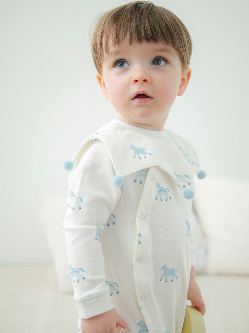 GELATO PIQUE KIDS & BABY「【BABY】ポニー柄ロンパース」|ロンパース|