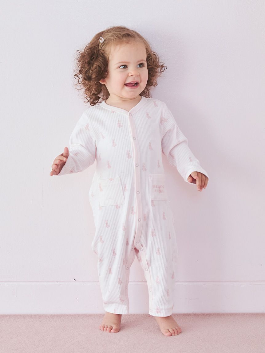 GELATO PIQUE KIDS & BABY「【BABY】ぬいぐるみ柄長袖ロンパース」|ロンパース|