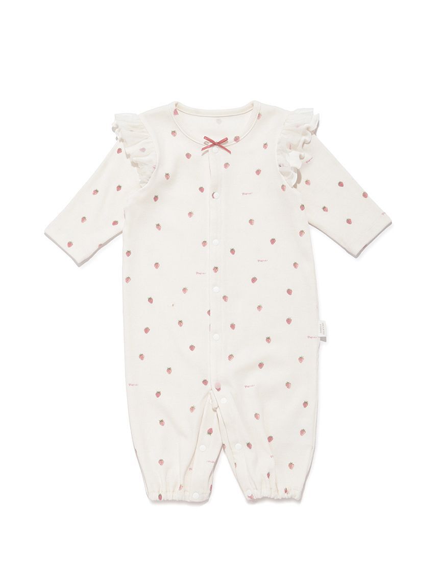 GELATO PIQUE KIDS & BABY「【BABY】新生児ストロベリー柄2WAYオール」|ロンパース|