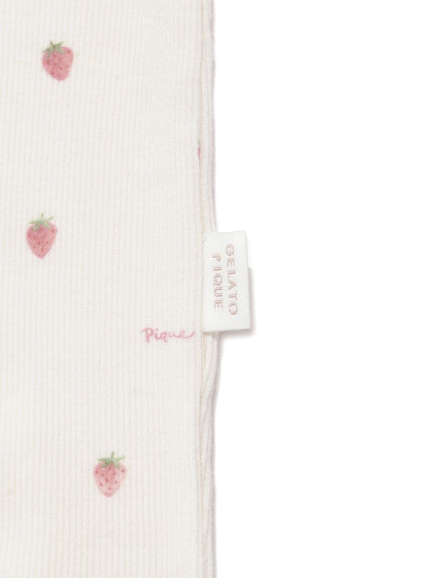 GELATO PIQUE KIDS & BABY「【BABY】新生児ストロベリー柄2WAYオール」|ロンパース|