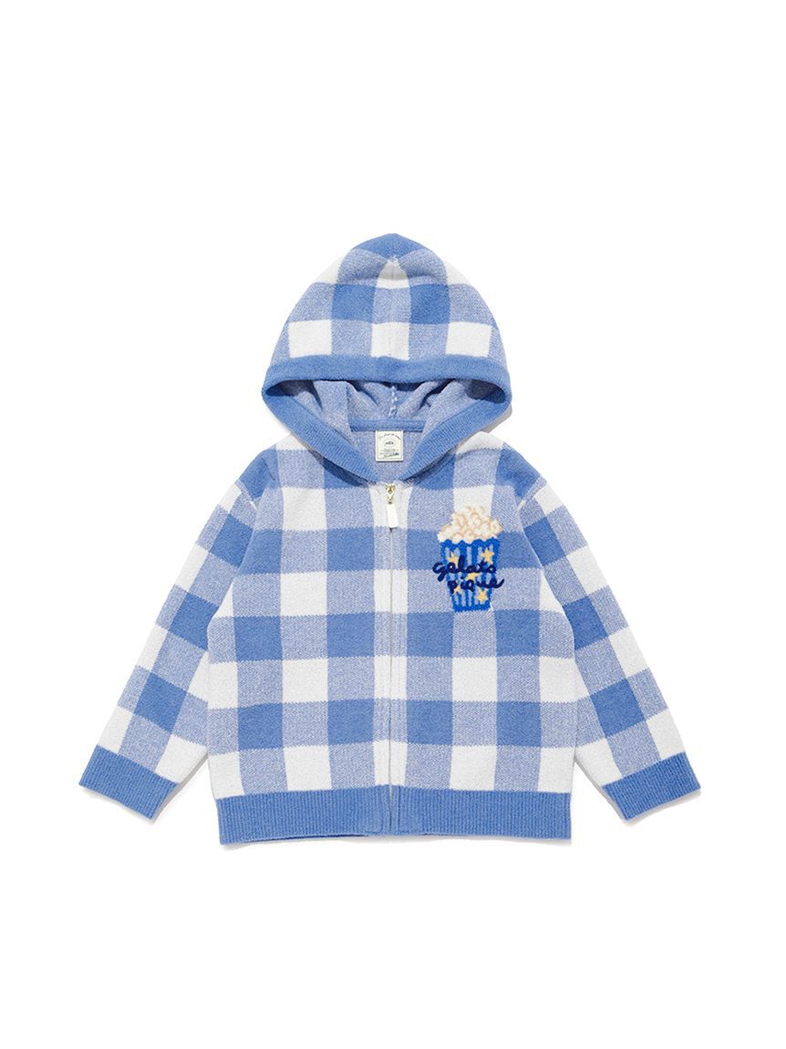 GELATO PIQUE KIDS & BABY「【KIDS】エアリーモコギンガムチェック柄パーカ」|パーカー|