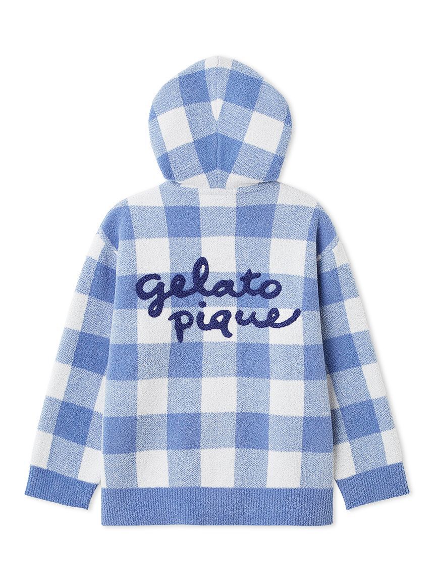 GELATO PIQUE KIDS & BABY「【KIDS】エアリーモコギンガムチェック柄パーカ」|パーカー|