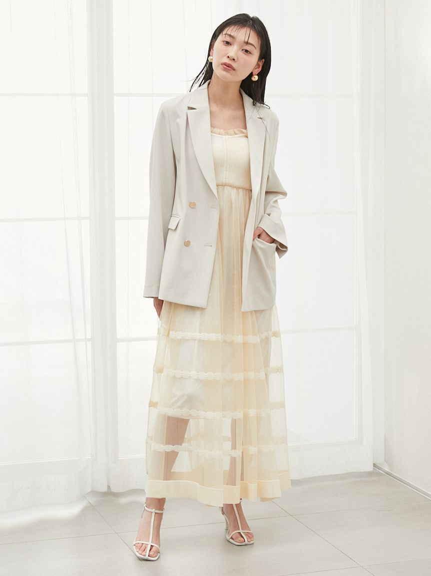 SNIDEL「ティアードニットワンピース」|ワンピース|