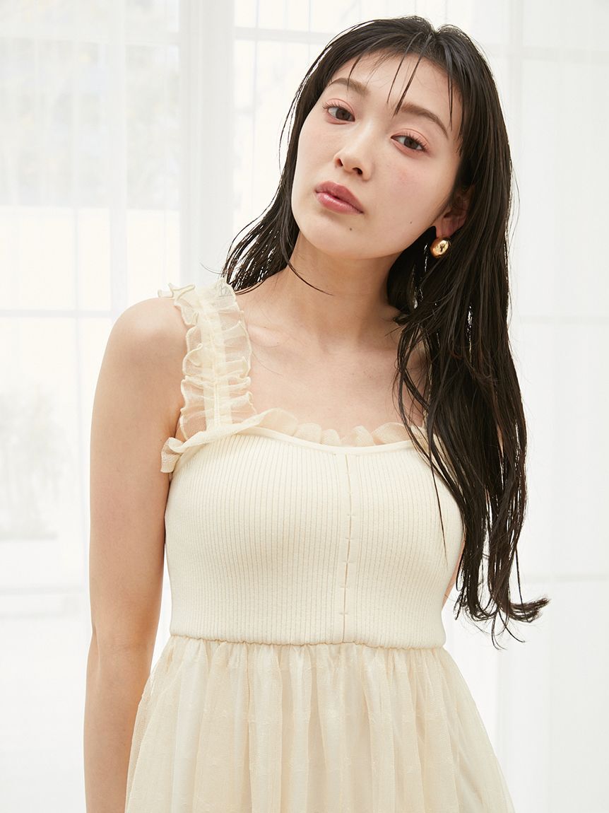 SNIDEL「ティアードニットワンピース」|ワンピース|