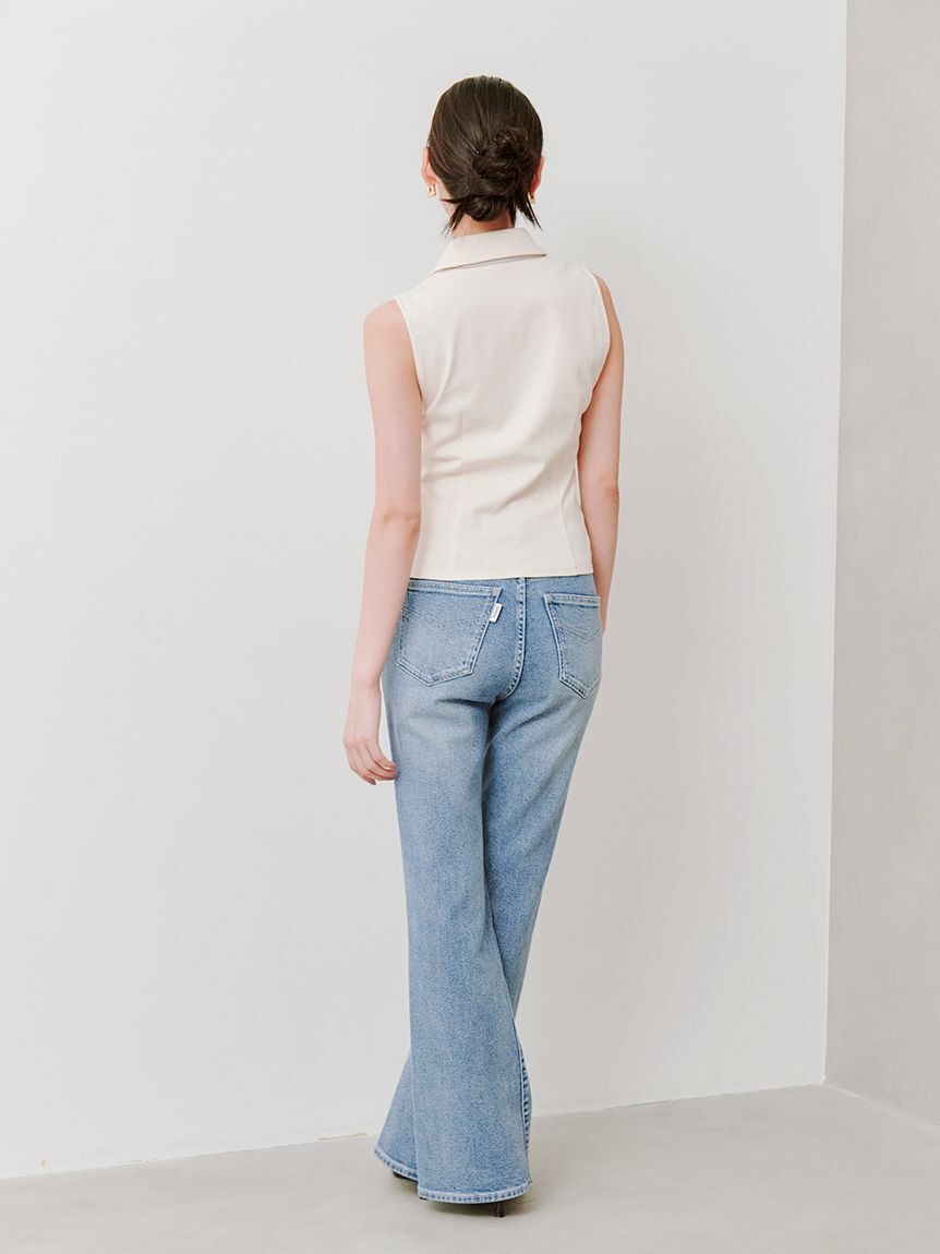 SNIDEL「ボウタイポロカットプルオーバー」|Tシャツ・カットソー|