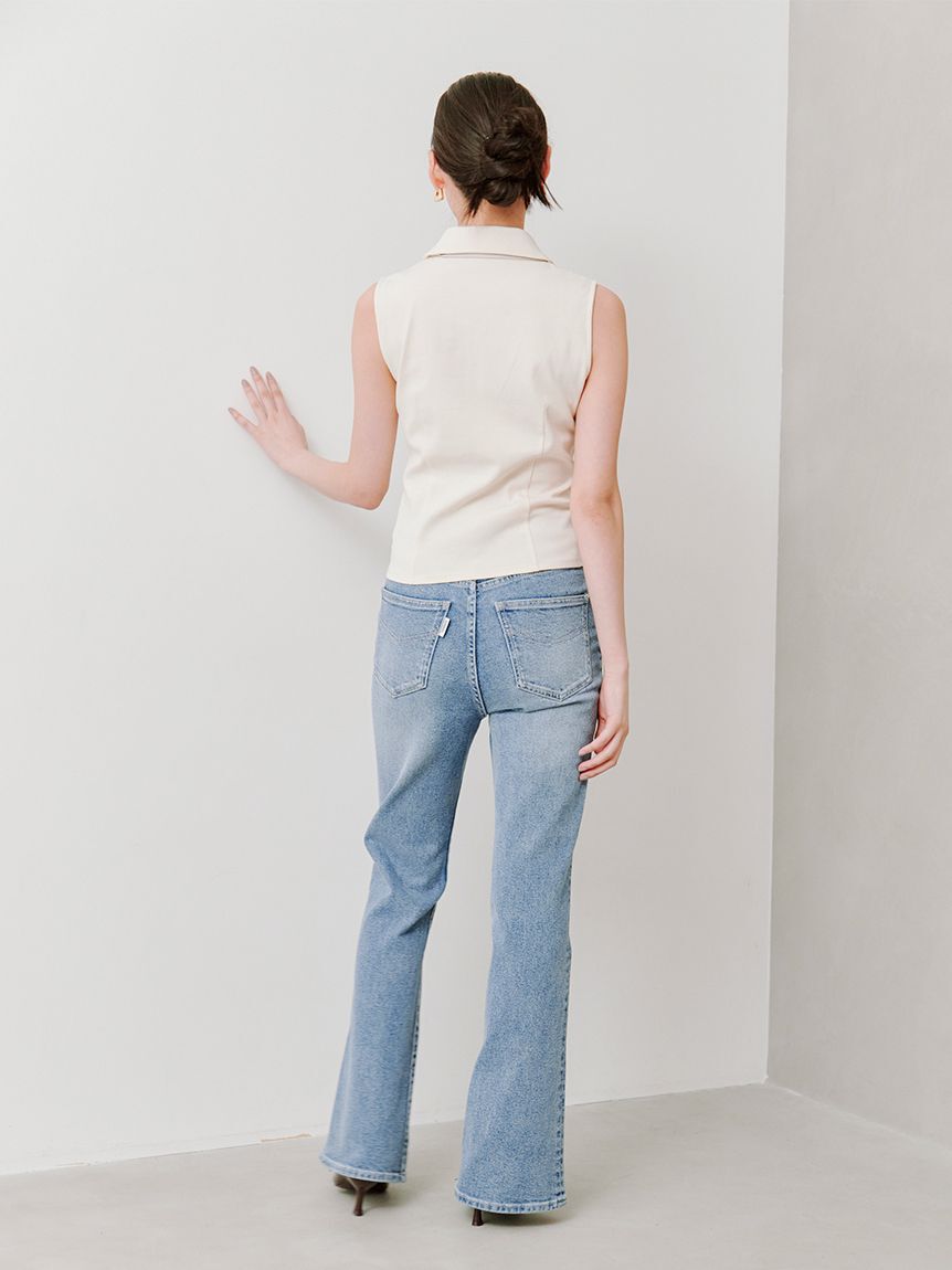 SNIDEL「ボウタイポロカットプルオーバー」|Tシャツ・カットソー|