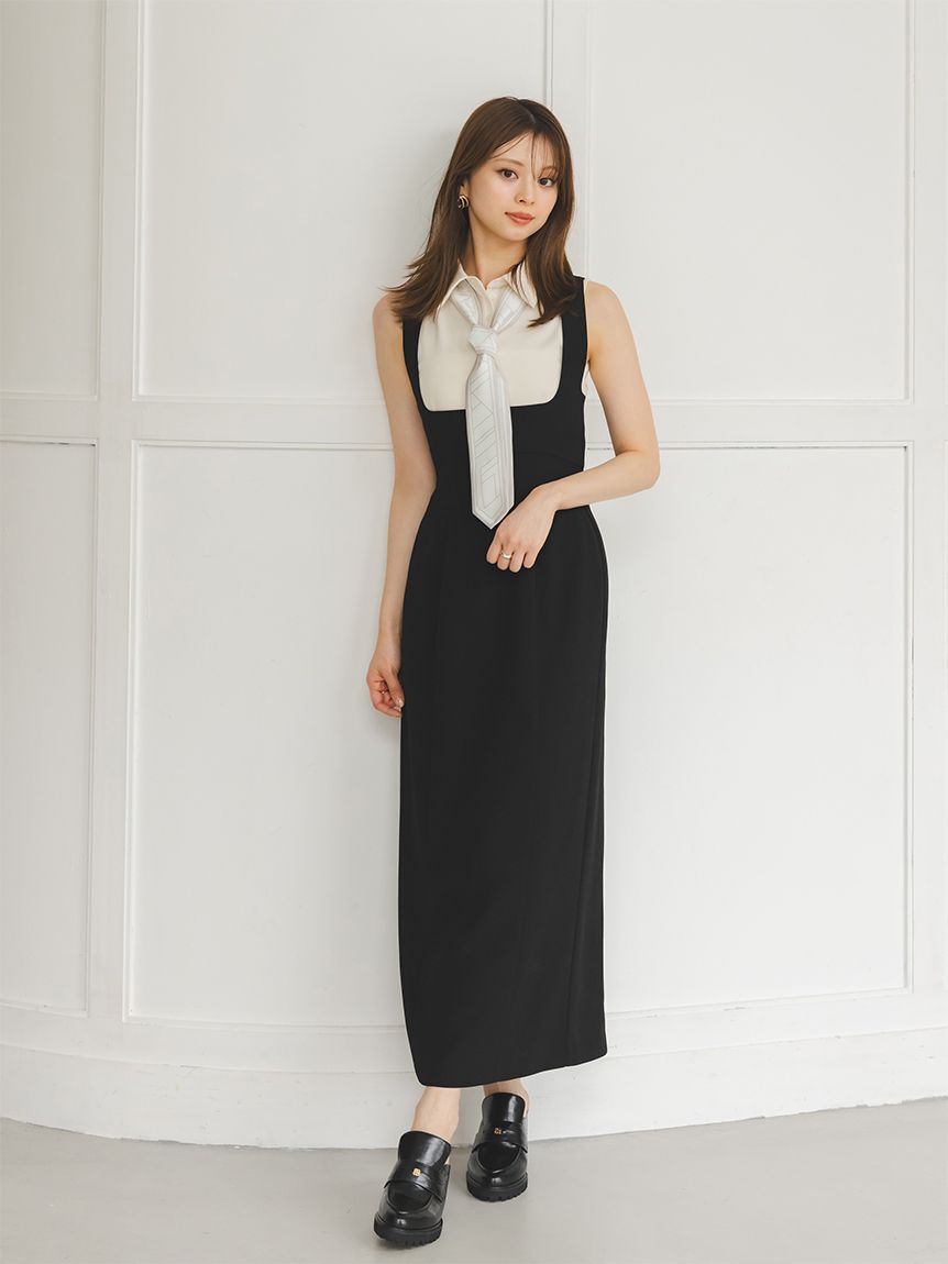 SNIDEL「ボウタイポロカットプルオーバー」|Tシャツ・カットソー|