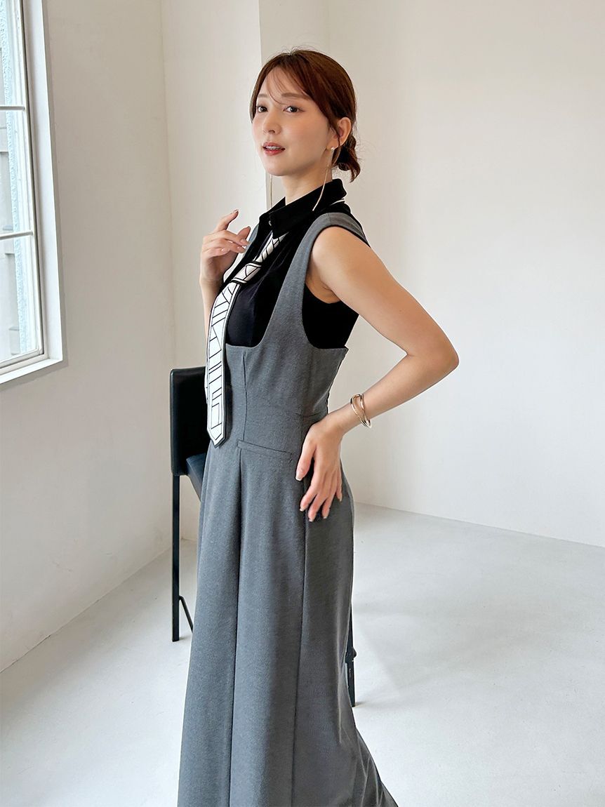 SNIDEL「ボウタイポロカットプルオーバー」|Tシャツ・カットソー|