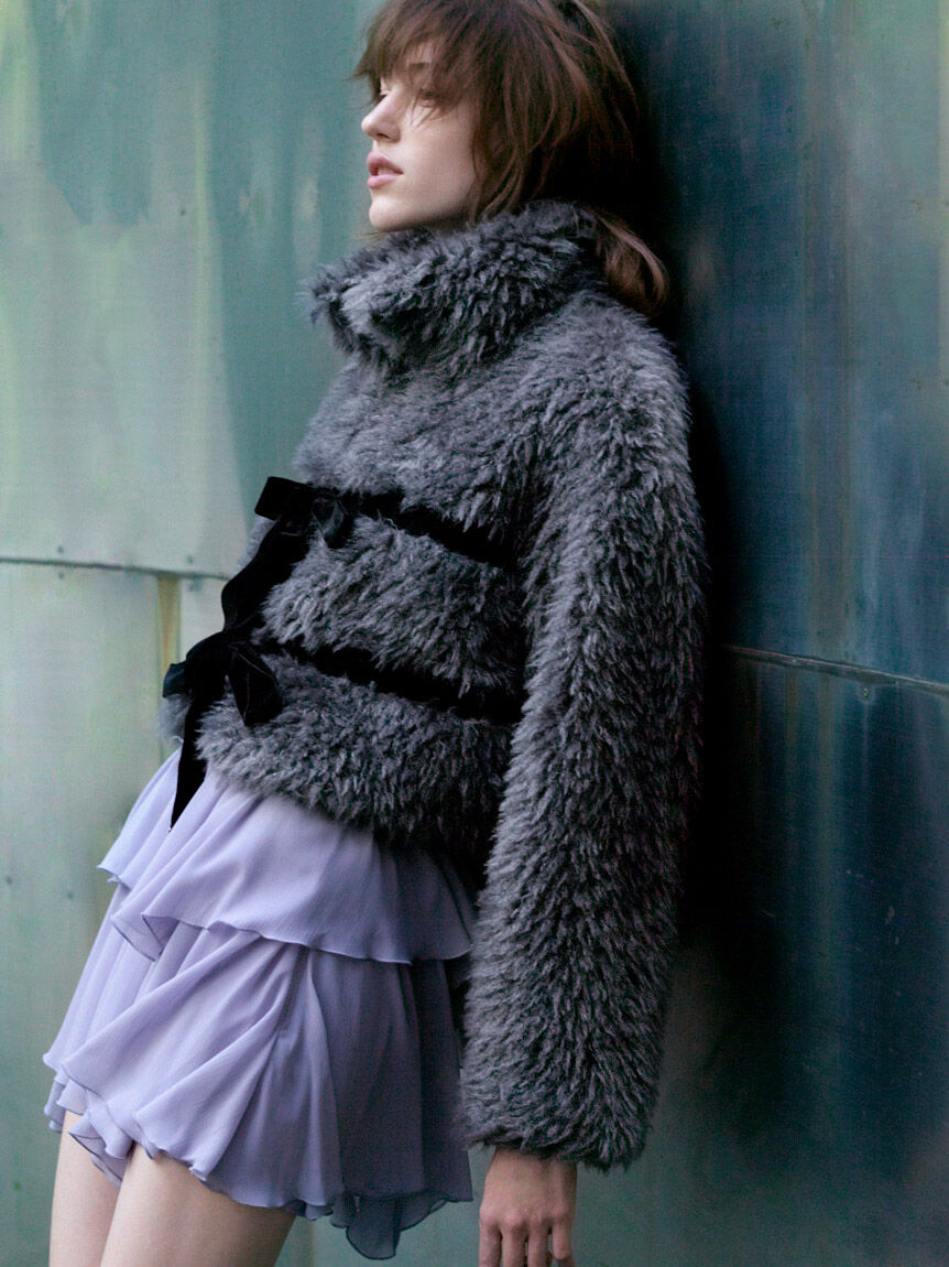 SNIDEL「シフォンフリルミニコンビワンピース」|ワンピース|