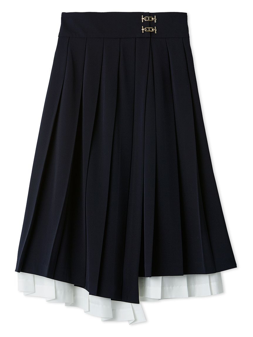 SNIDEL「プリーツレイヤードミディスカート【カンヘウォン着用】」|スカート|