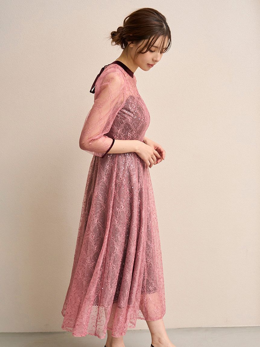 スパークルレースドレス（SNIDEL）｜ルミネのファッション通販