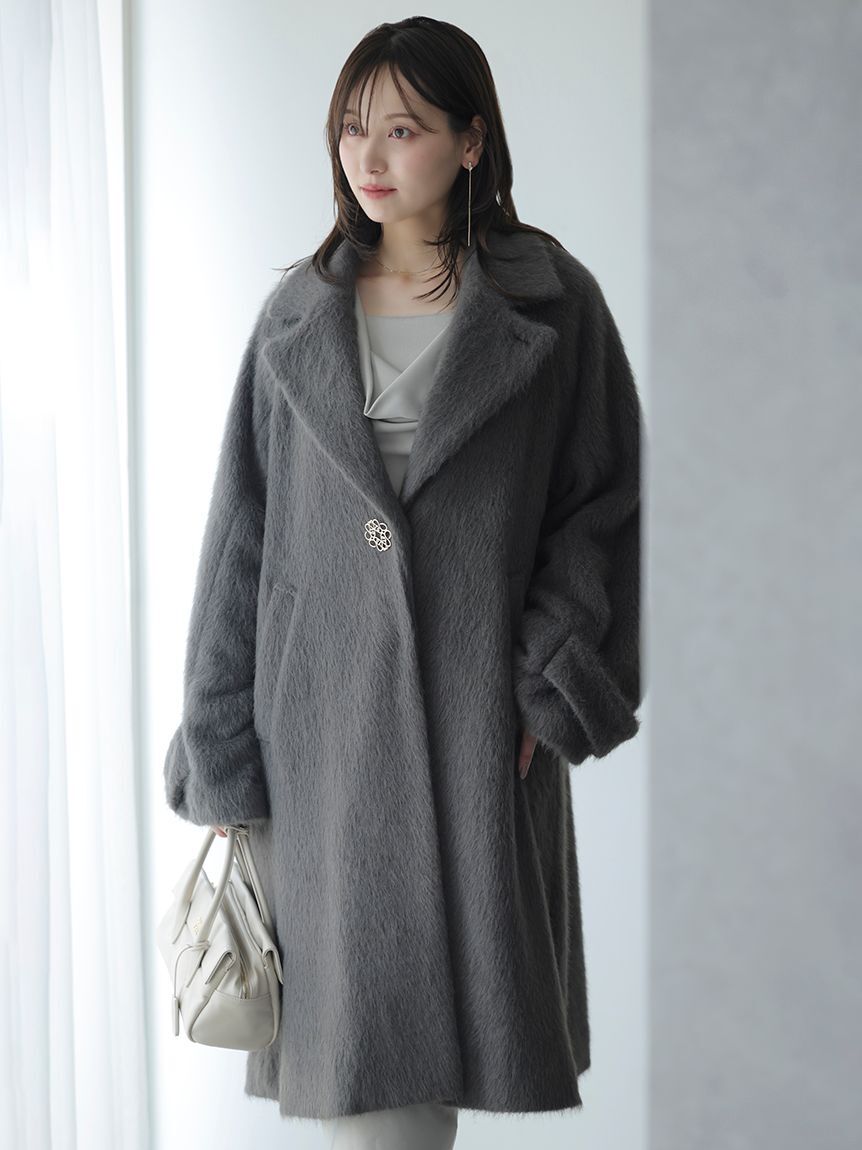 SNIDEL「ドレープバックサテンロングワンピース」|ワンピース|