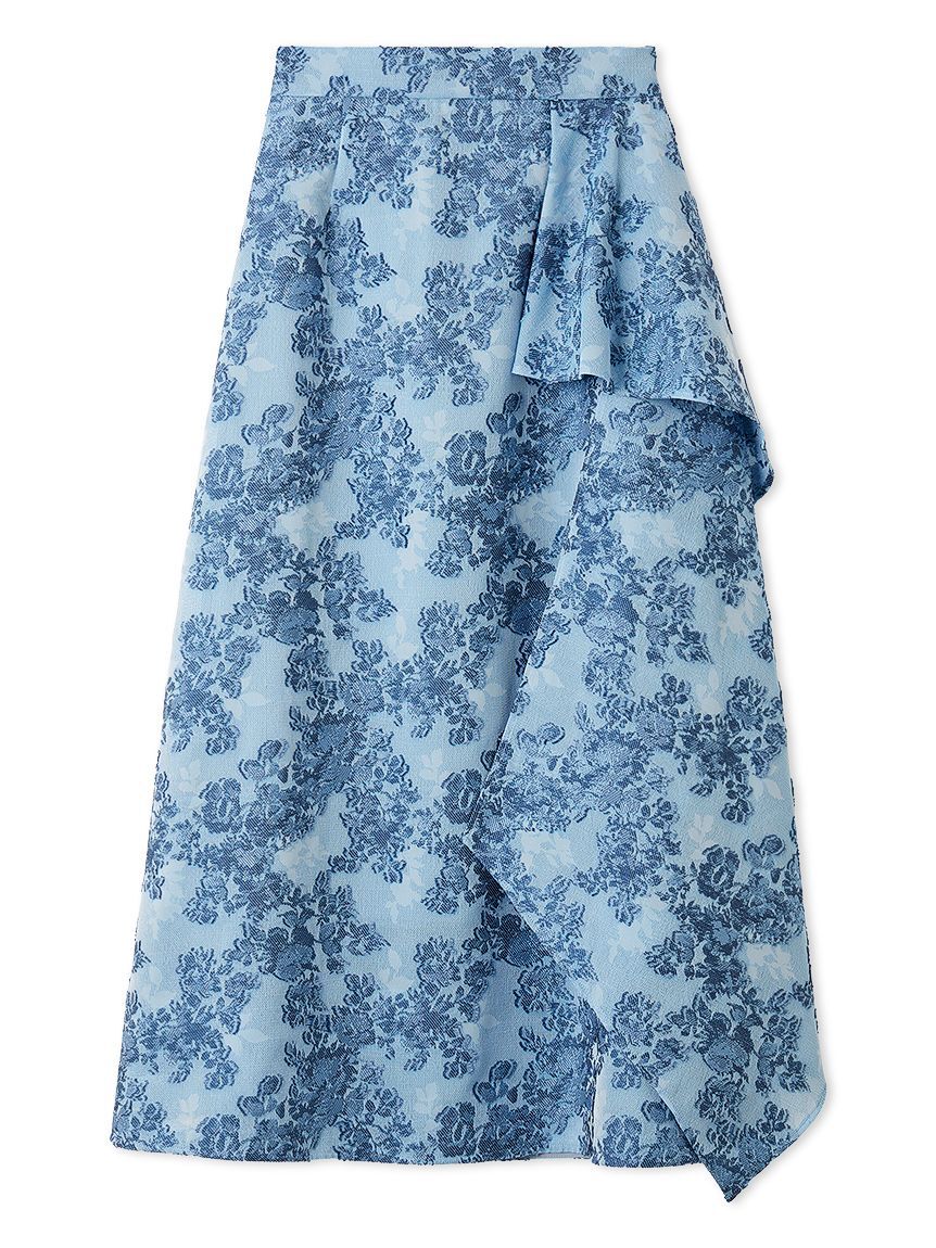 SNIDEL「フラワーカットジャガードスカート」|スカート|LBLU