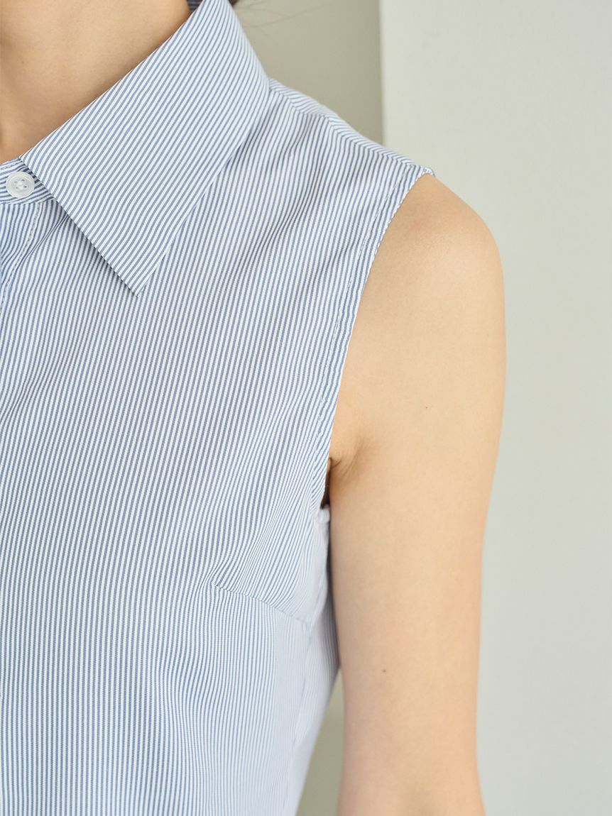 SNIDEL「シャツレイヤードニットチュニック」|チュニック|