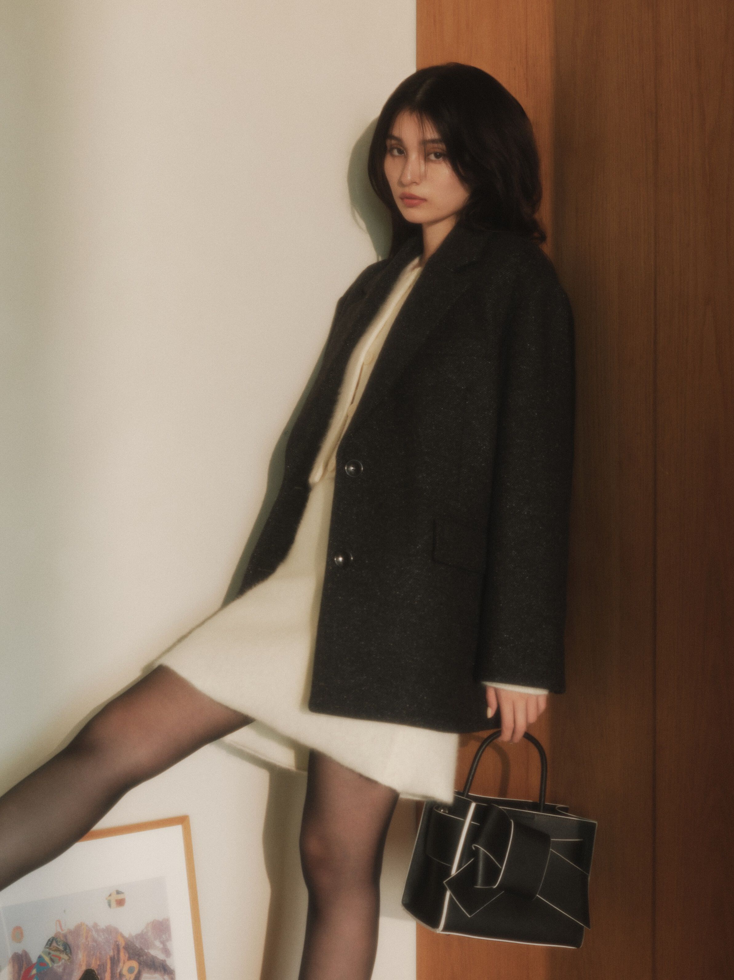 FRAY I.D「【ルエル】リボンミドルバッグ【WEB限定カラーあり】」|ハンドバッグ|