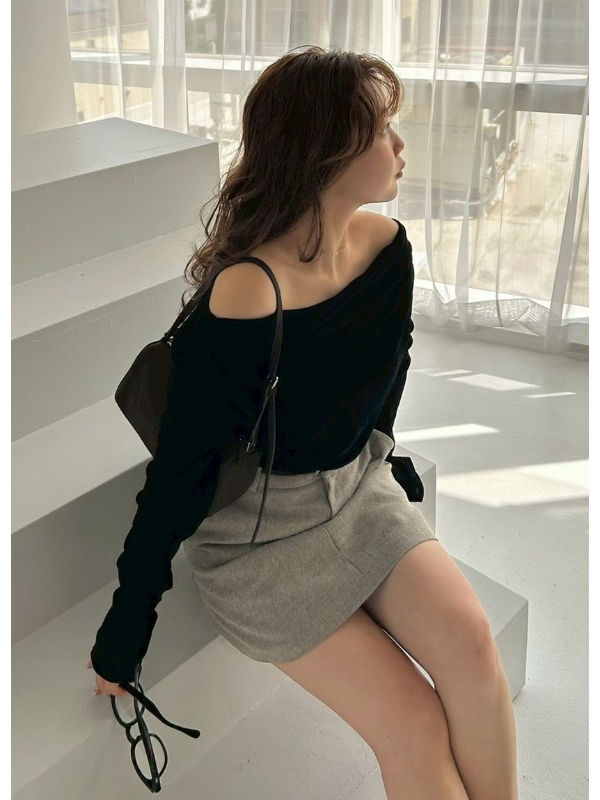 デコルテタックフロッキーチュールトップス（FRAY I.D）｜ルミネの