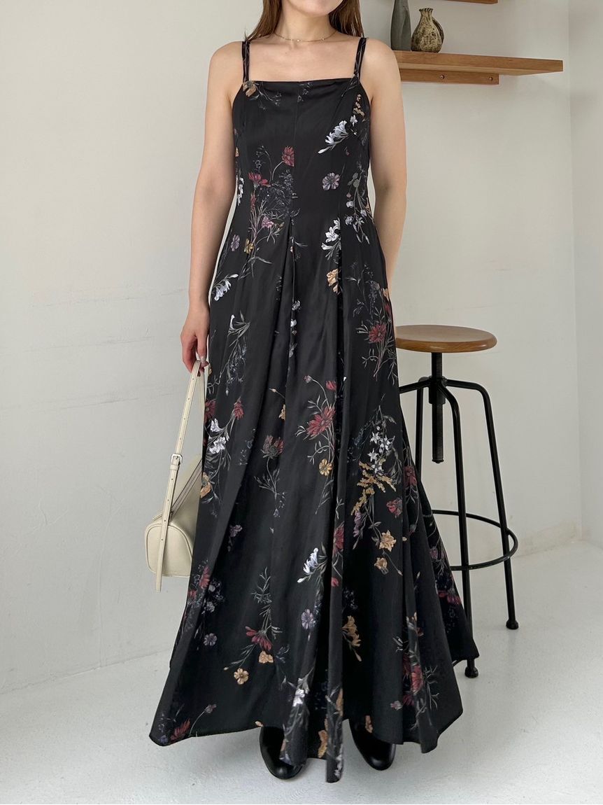 FRAY I.D「【00サイズ】ボタニカルプリントキャミソールワンピース／ウォッシャブル」|ワンピース|