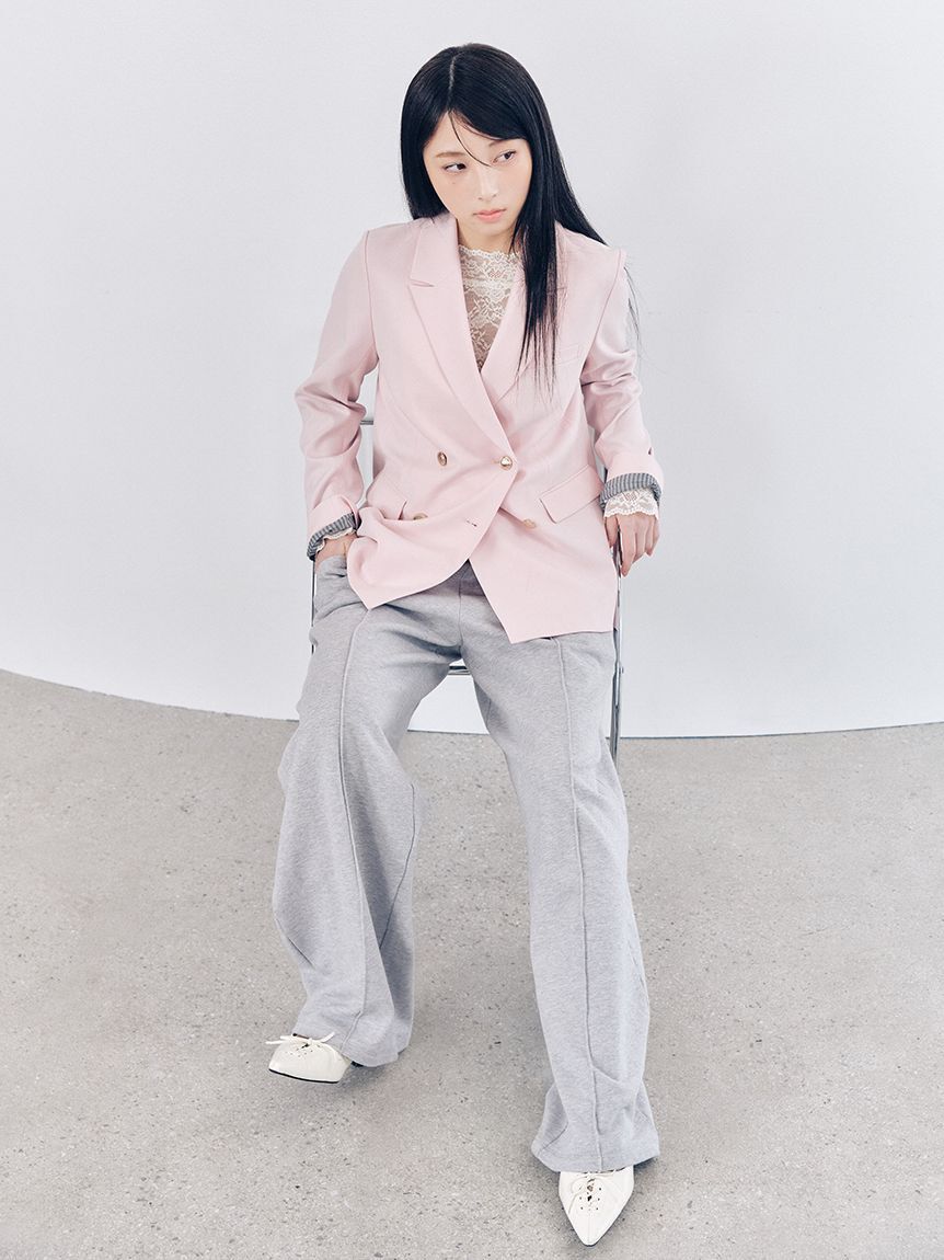 LILY BROWN「【WEB限定00サイズ】ベルト付きスウェットパンツ」|チノ|