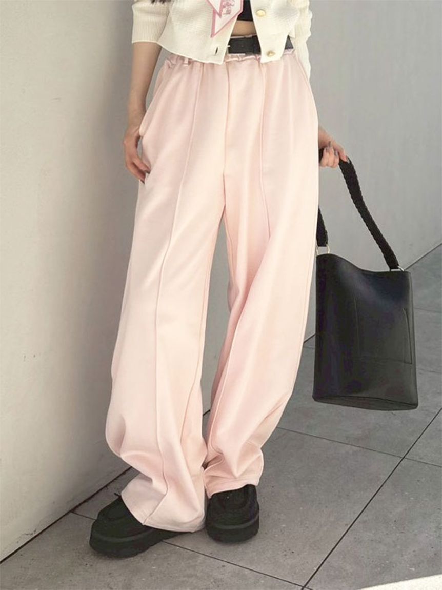 LILY BROWN「【WEB限定00サイズ】ベルト付きスウェットパンツ」|チノ|PNK