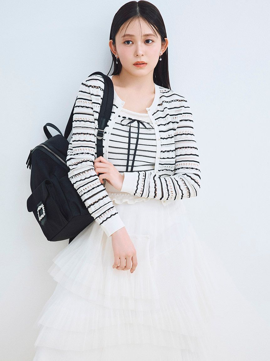 CELFORD「【洗える】ランダムチュールプリーツスカート」|スカート|