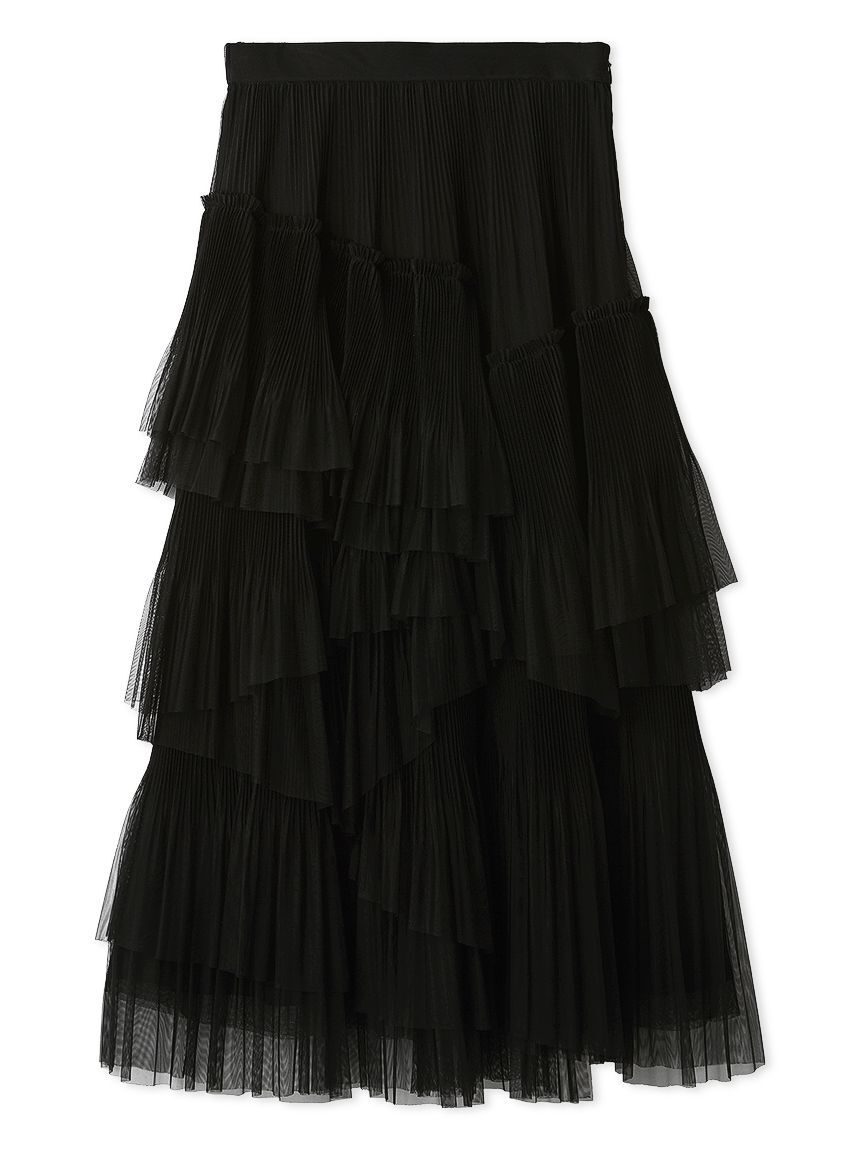 CELFORD「【洗える】ランダムチュールプリーツスカート」|スカート|