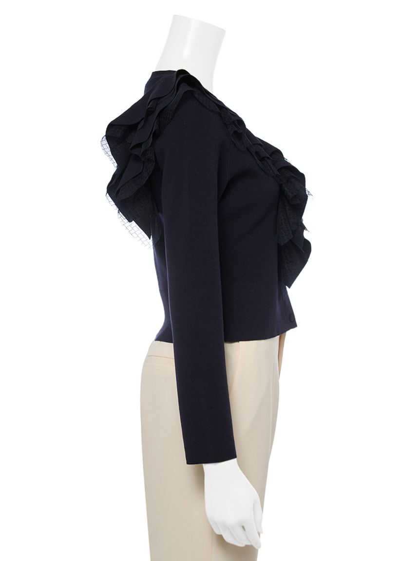 CELFORD「【UVカット】【洗える】フリルニットカーディガン」|カーディガン|