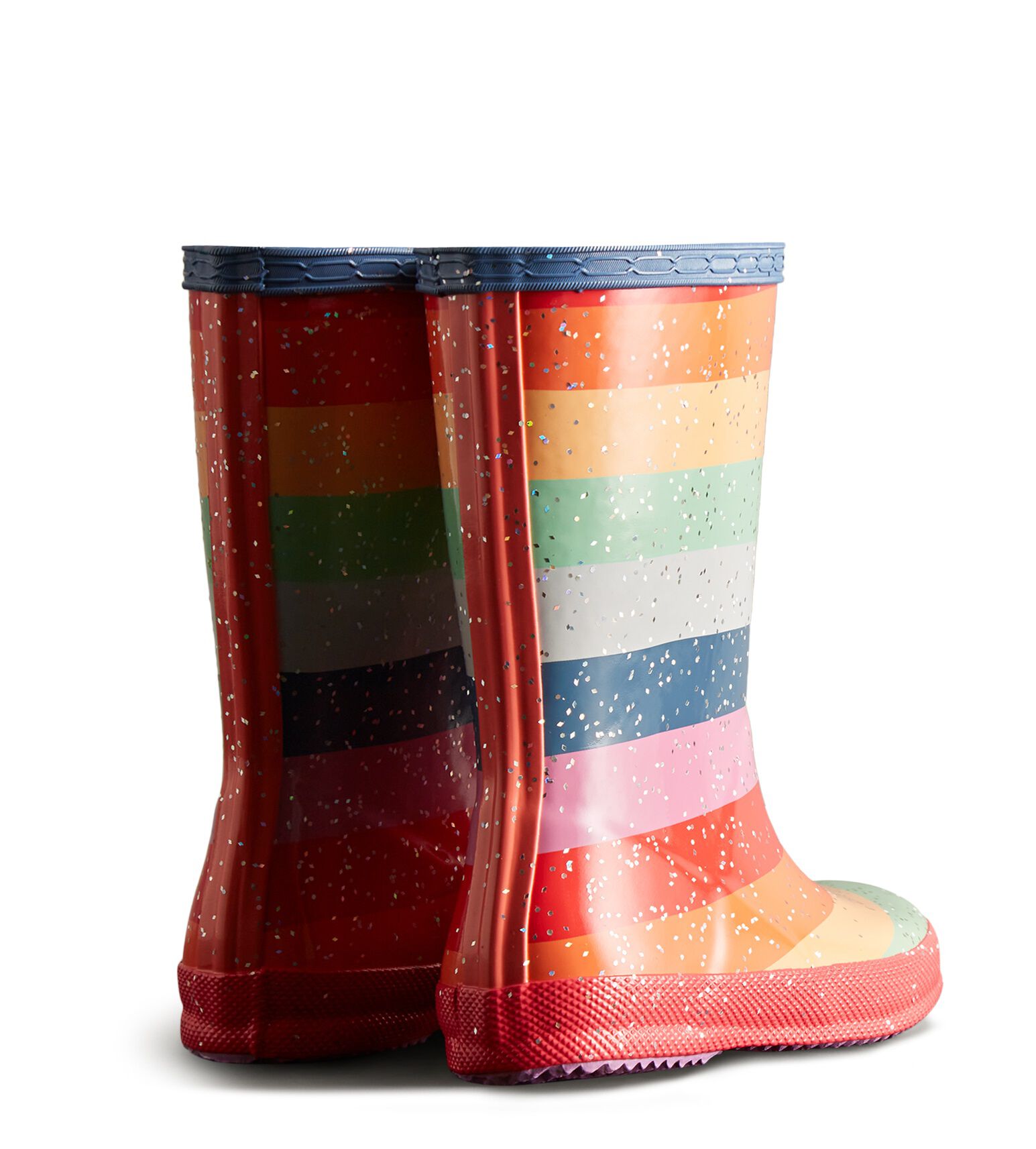 HUNTER「【キッズ】ファーストクラシックレインボーグリッター」|レインシューズ|
