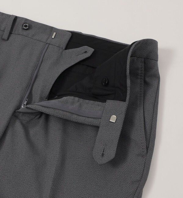 MACKINTOSH PHILOSOPHY「【25年春夏モデル】トロッター トラウザーズ #000（ナンバーゼロ）バーズアイストレッチ リサイクル」|スラックス|