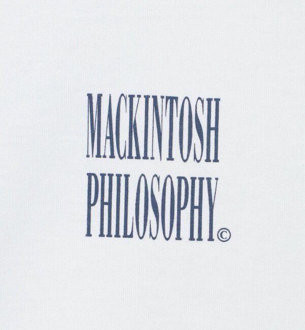 MACKINTOSH PHILOSOPHY「GREY LABEL シャープロゴ 半袖Tシャツ」|Tシャツ・カットソー|