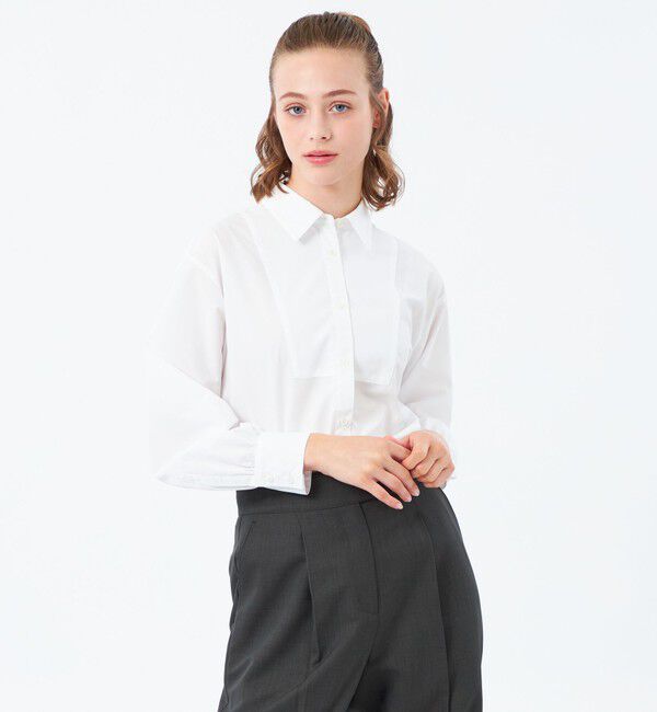 MACKINTOSH PHILOSOPHY「ブザムシャツブラウス」|シャツ・ブラウス|オフホワイト