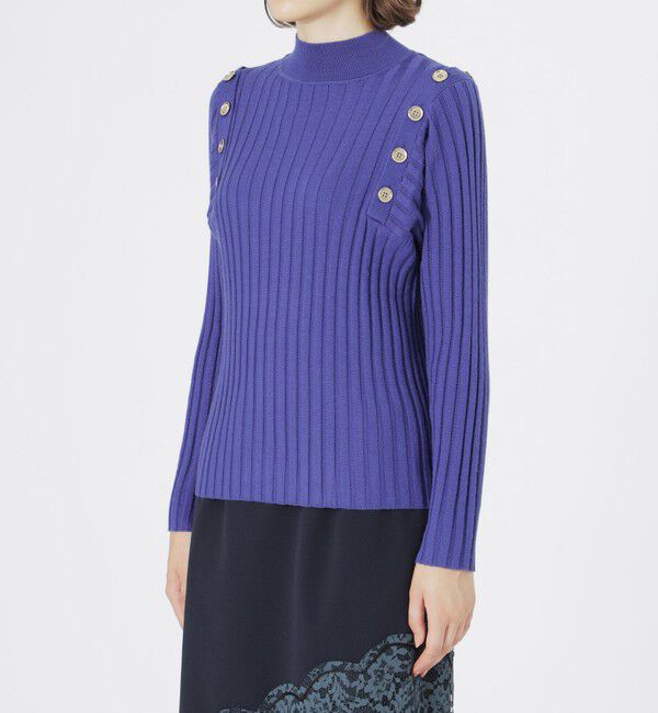  「ショルダーカットアウトプルオーバー」|ニット・セーター|