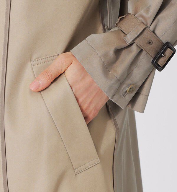  「ブロッキングトレンチコート」|トレンチコート|