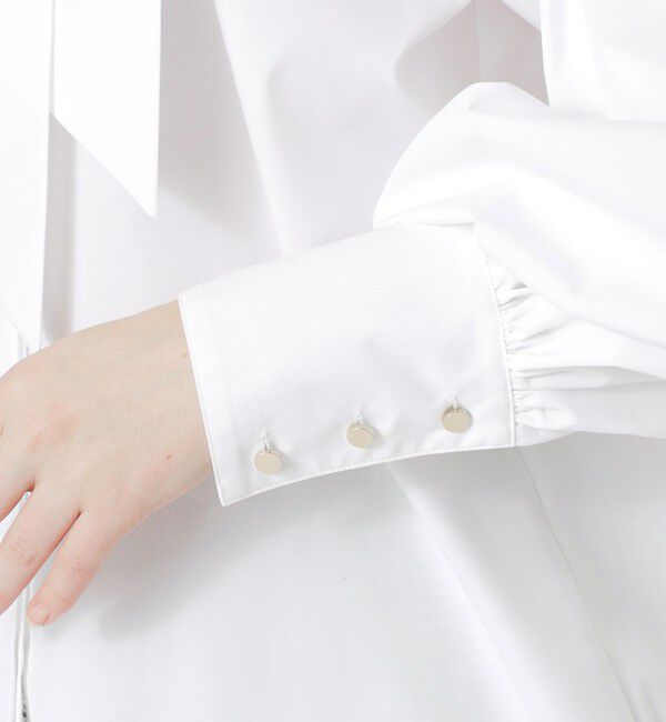  「ボリュームスリーブスカーフブラウス」|シャツ・ブラウス|