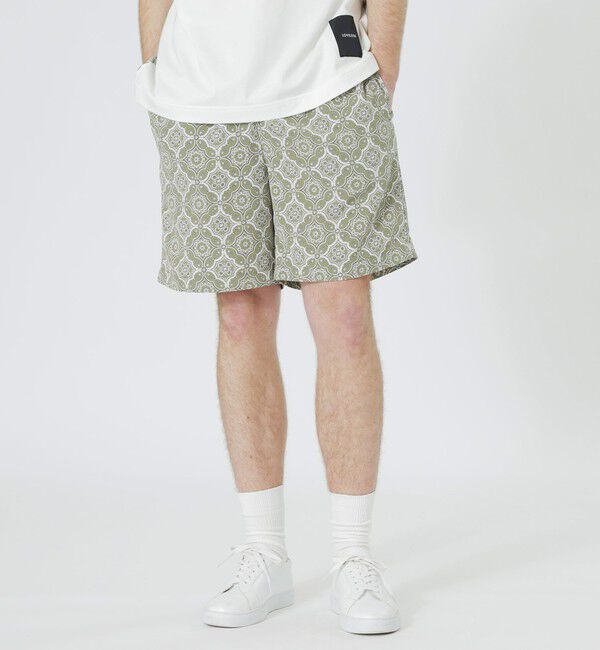  「オーナメントプリントショーツ」|その他|ライトグリーン