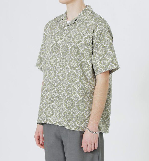  「オーナメントプリントショートスリーブシャツ」|シャツ・ブラウス|