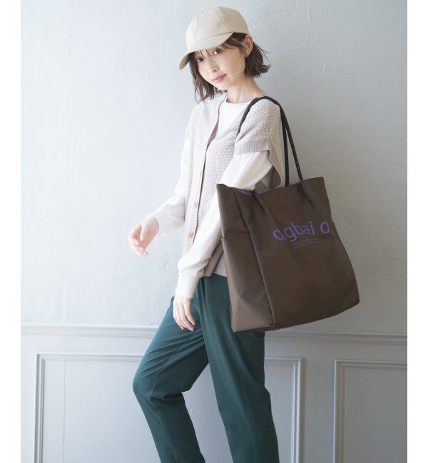 ikka「撥水ロゴ入りビッグトートバッグ」|その他|