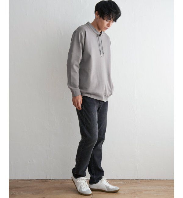 ikka「【抗菌防臭】セイケツダンボールルーイカラー」|パーカー|