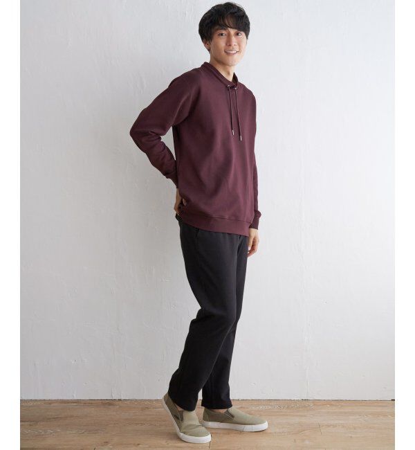 ikka「【抗菌防臭】セイケツダンボールルーイカラー」|パーカー|